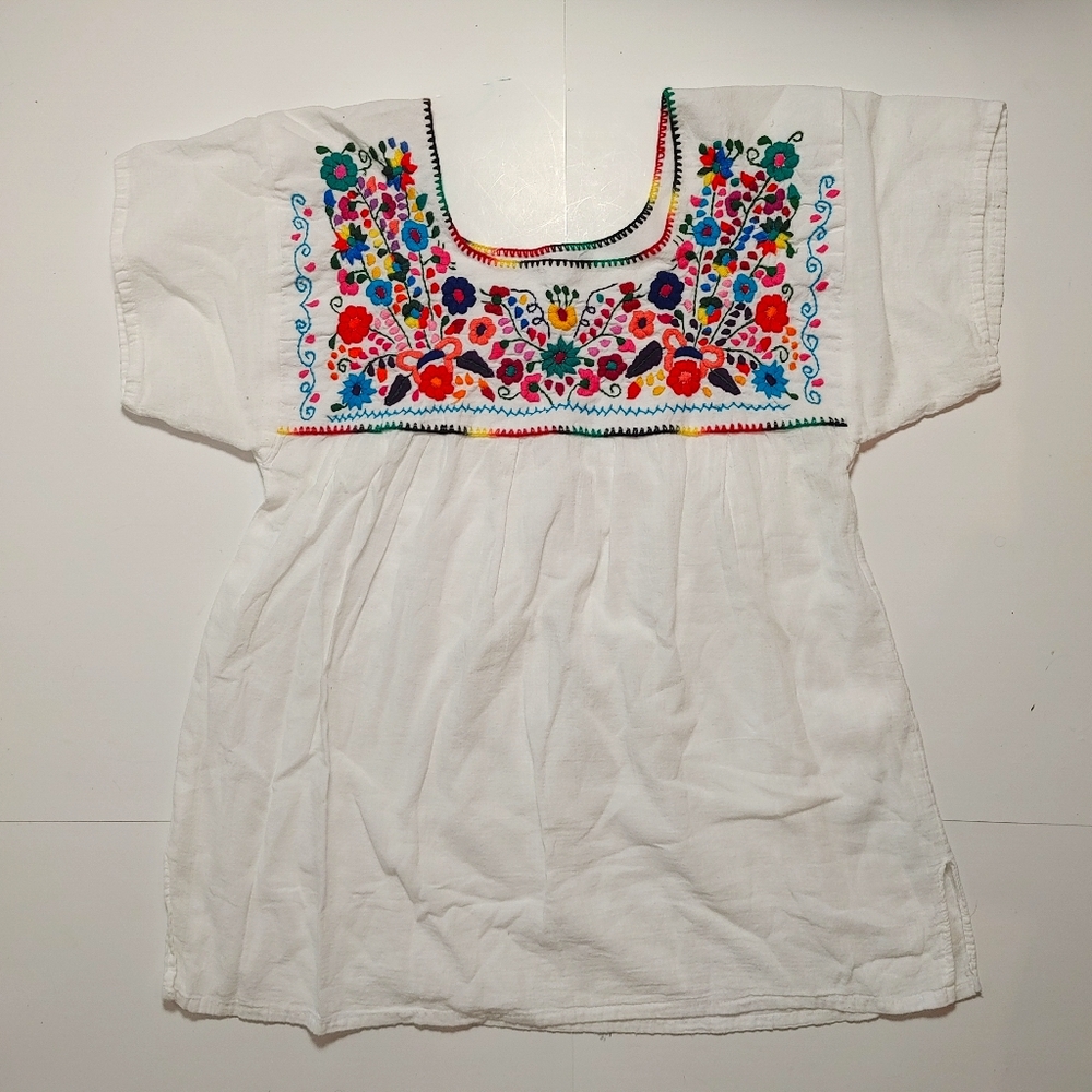 Colourful Floral shirt L